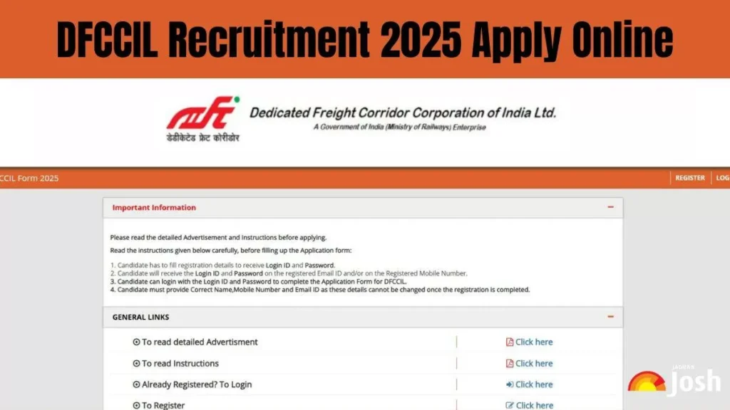 DFCCIL Recruitment 2025 โ Apply for Deputy CPM/PM (Finance) Post 1 DFCCIL Recruitment 2025