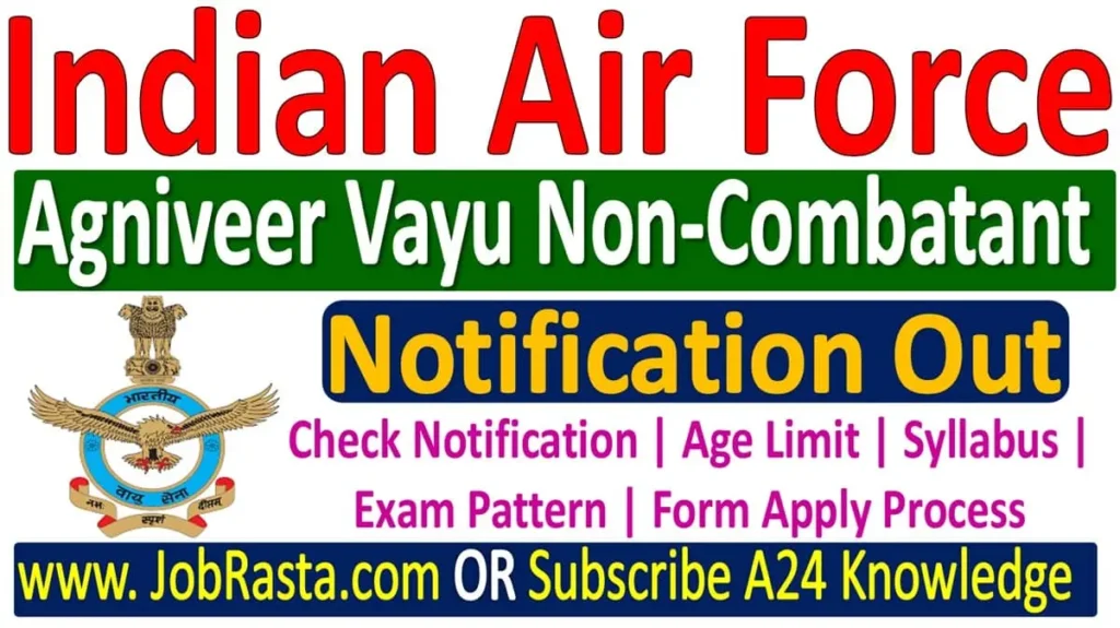 IAF Recruitment 2025 โ Apply for Agniveervayu Non-Combatant Posts 1 IAF
